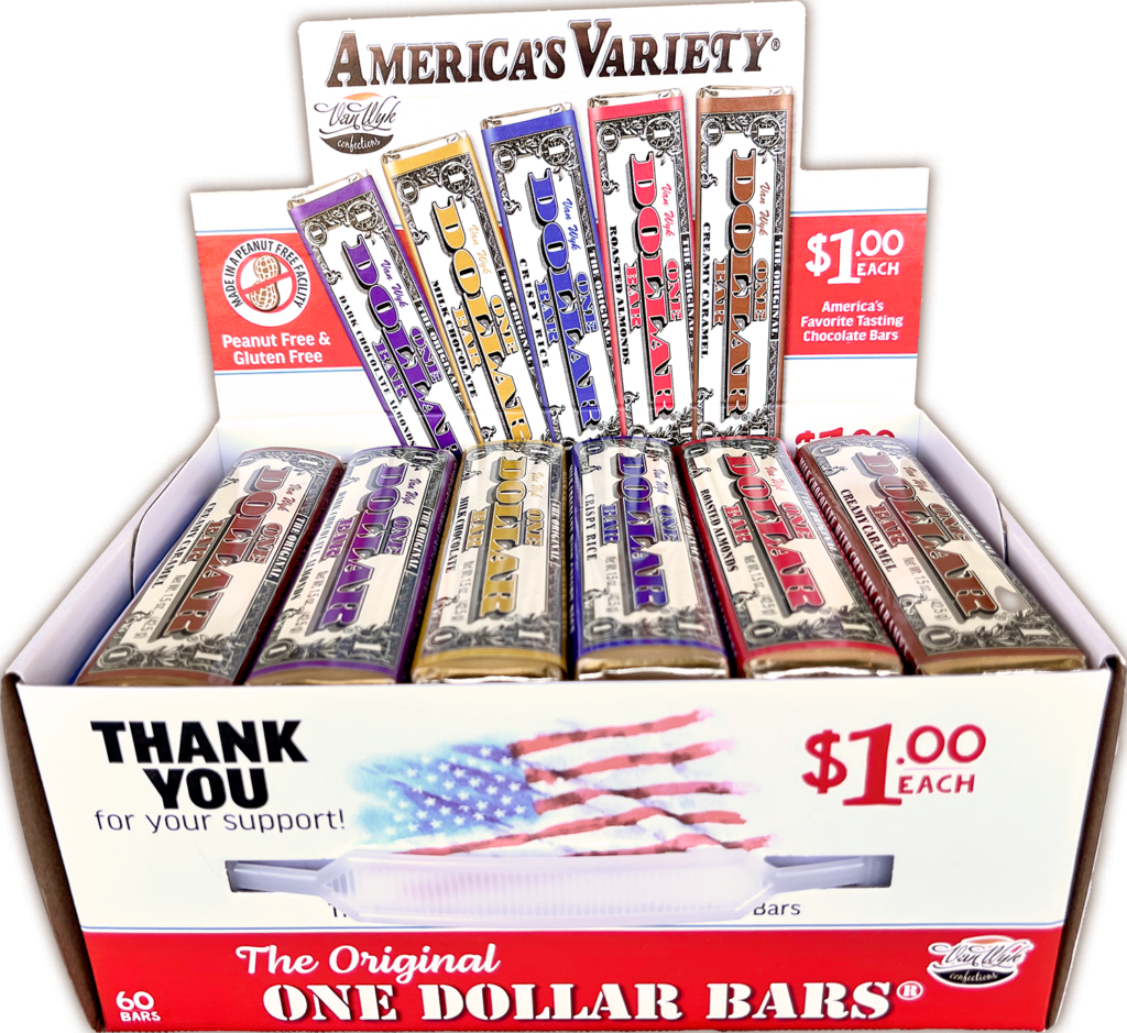 One Dollar Bar Candy Bar Fundraiser | Van Wyk Confections