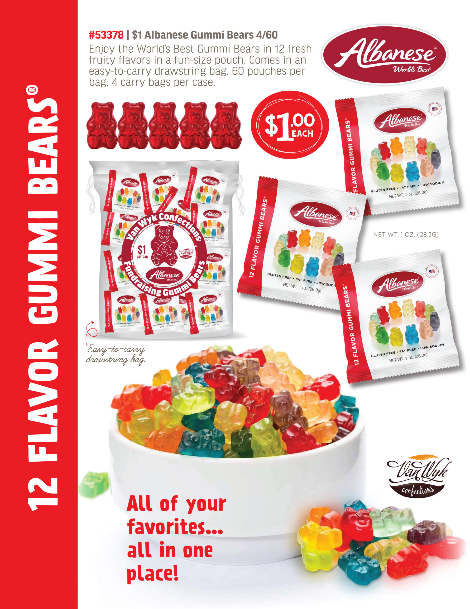 Gummy Bears (12 Flavors) | Gummy Bears 