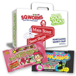 Main Street Sweet Shoppe Carrier and Bags
