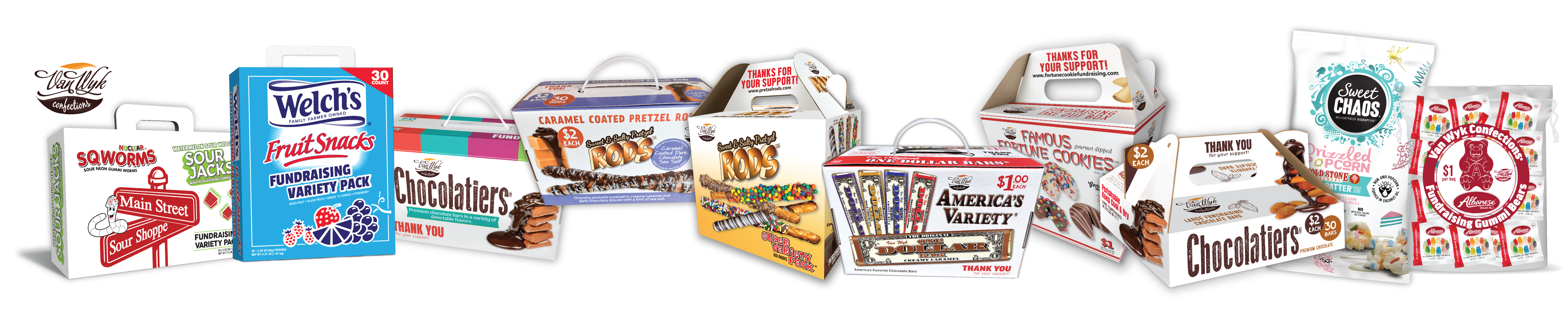Van Wyk Confections Fundraising Products